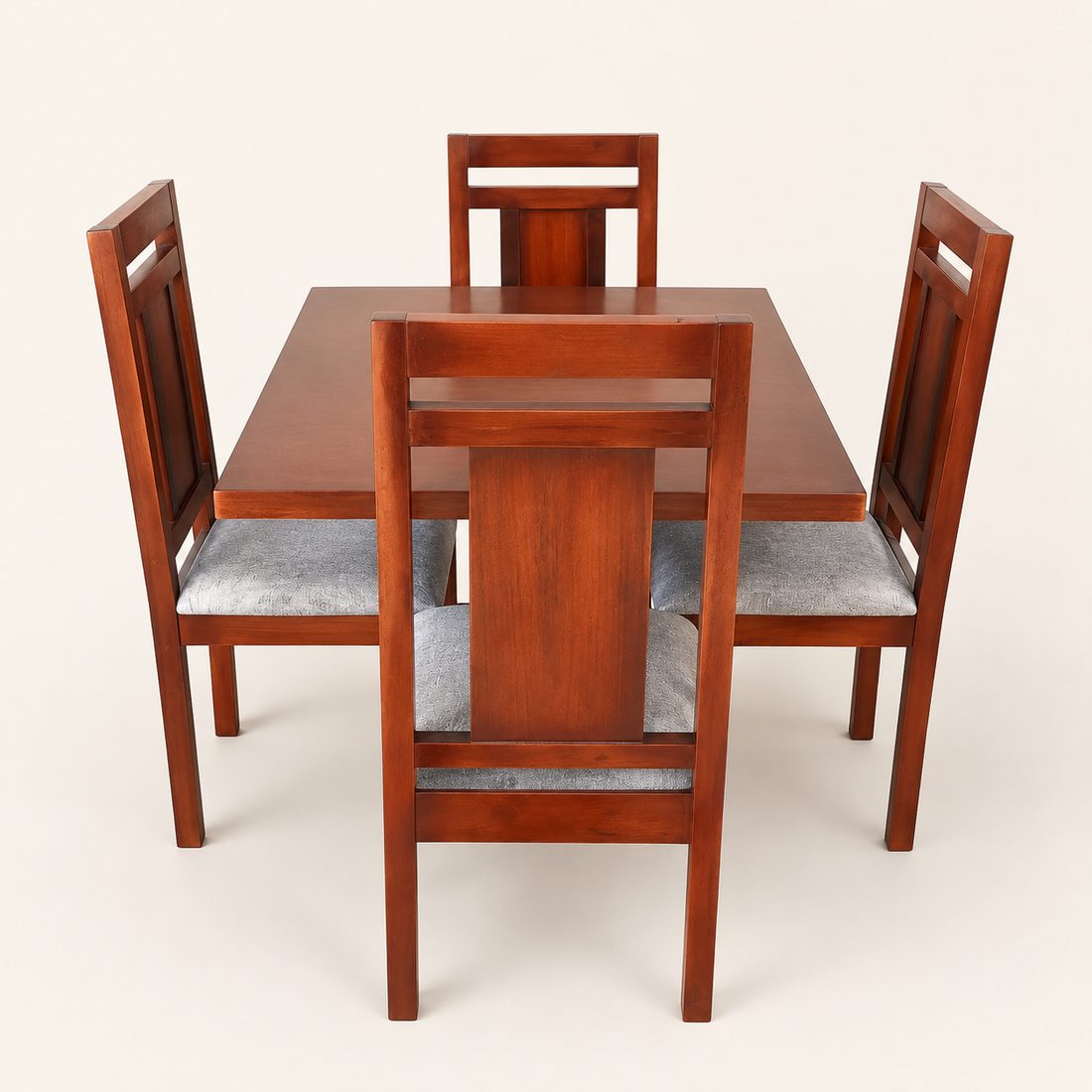 Juego de Comedor de Caoba