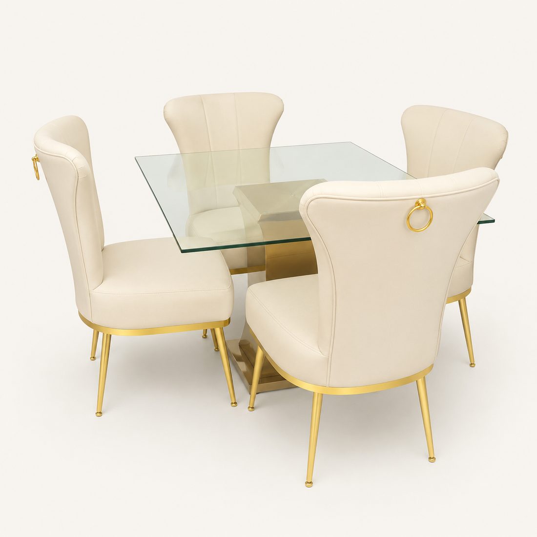 Comedor de Cristal Crema