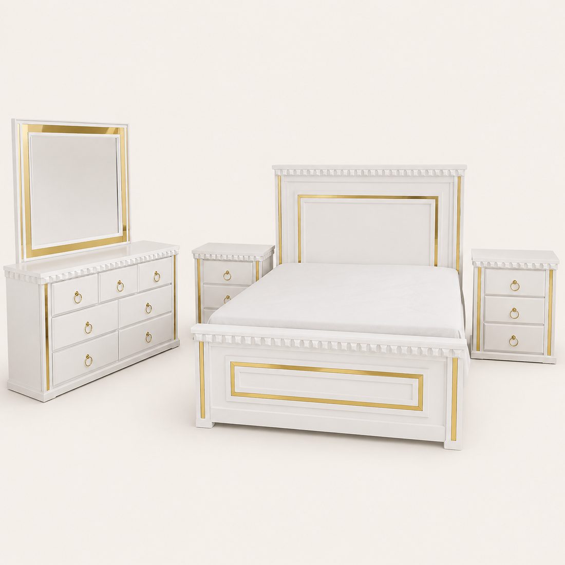 Juego de Dormitorio Blanco