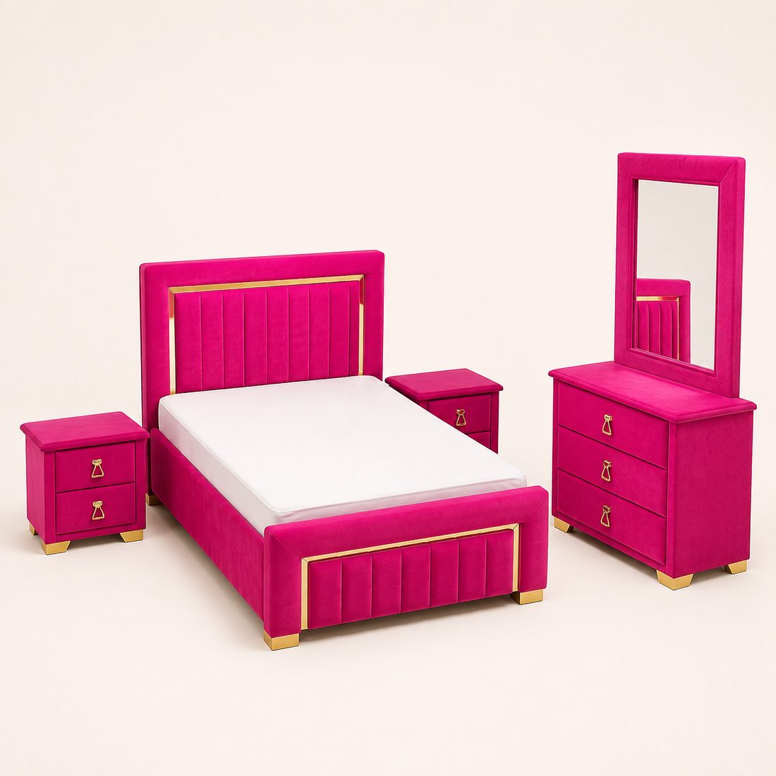 Juego de Dormitorio Fucsia