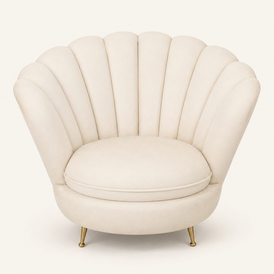 Sillón Concha Crema