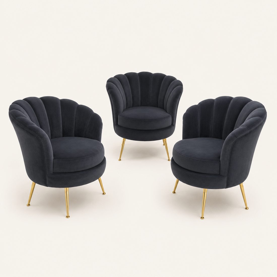 Sillones Concha Negros